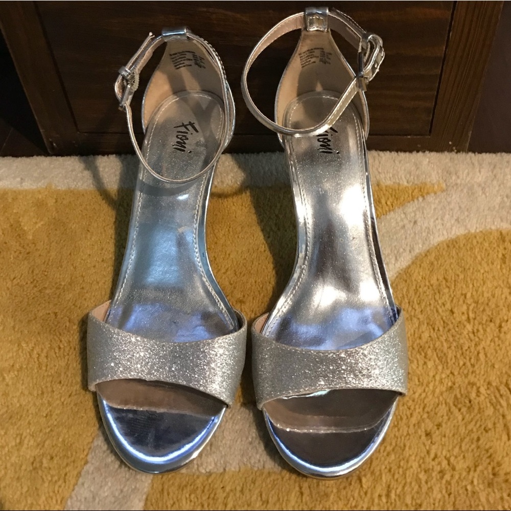 Silver sandals